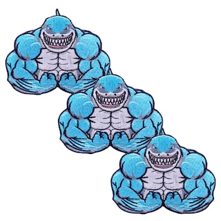 Foto 1 | Parche Termoadhesivo Decorativo Patchpros Mxhka-003 Tiburón Azul con Blanco