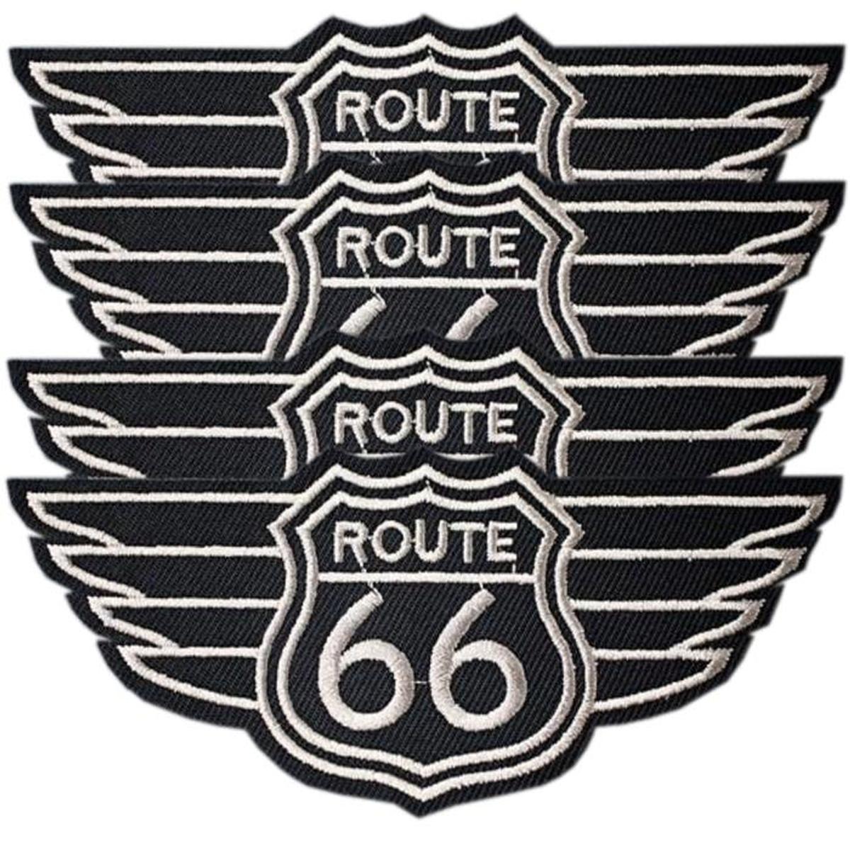 Foto 2 pulgar | Usa Route 66 Adhesivo Para Playeras Patchpros Mxour-004 4 Parches Multicolor