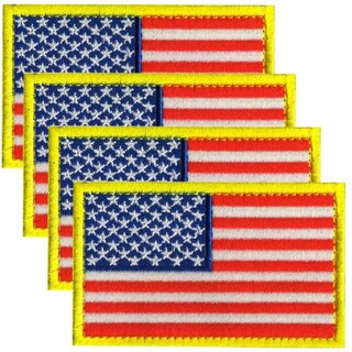 Foto 2 | Parche Táctico Militar Patchpros Mxusa-004 USA Flag Bandera