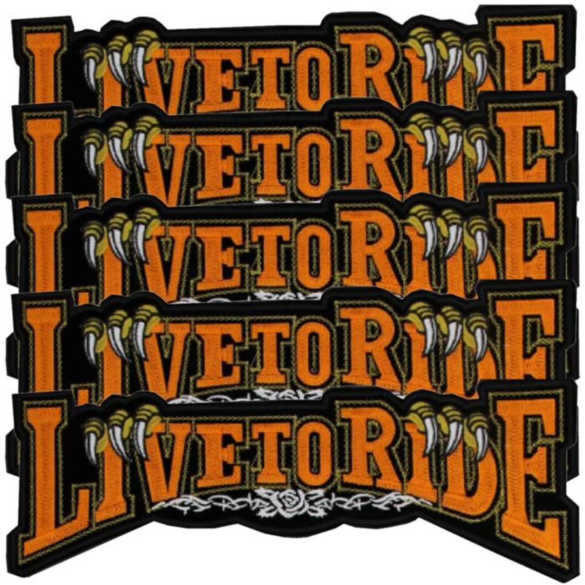 Bordado Parche Livetoride Patchpros Mxlte-015 5 Parches Multicolor