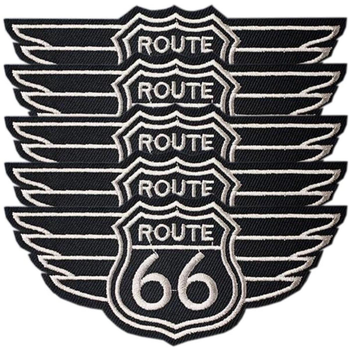 Foto 1 | Usa Route66 Adhesivo Para Chamarras Patchpros Mxour-005 5 Parches Multicolor