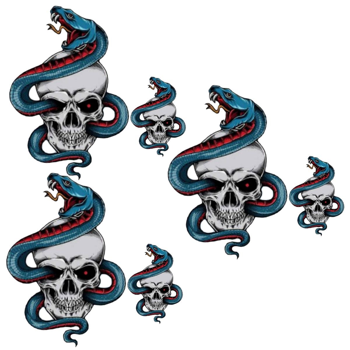 Parche de Serpiente para Decorar Patchpros Mxsff-003 3 pzas Grandes y 3 Chicas Multicolor $455