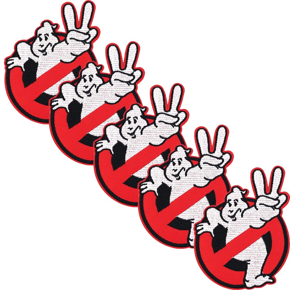 Parches Ghostbusters para Ropa Patchpros Mxvom-005  5 pzas Multicolor