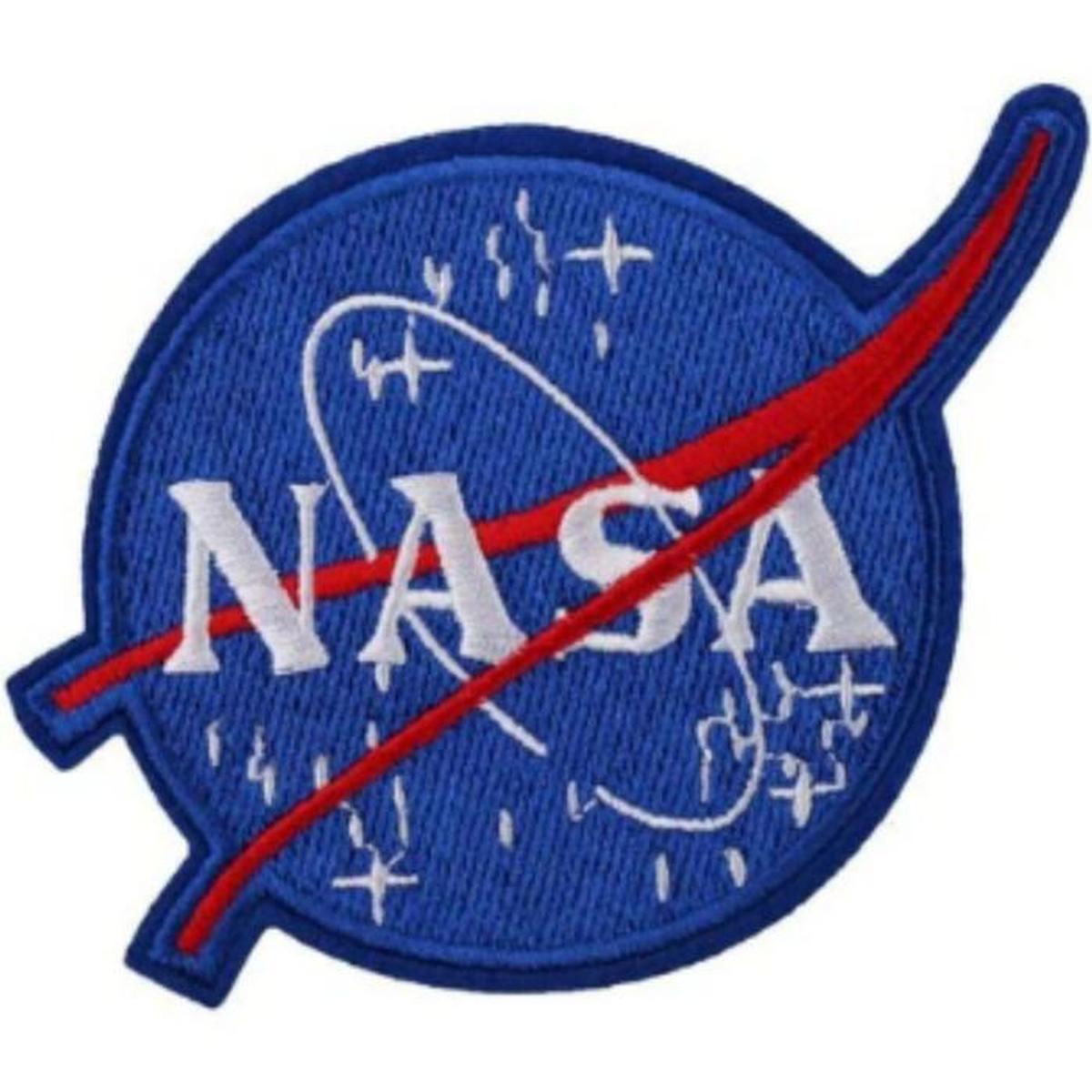 Parche Nasa Bordado con Velcro Patchpros Mxnsi-001 Azul