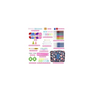 Foto 3 | Kit Herramientas Para Tejer Al Crochet, 67 Pieza Ganchillos Eo Safe Imports Esi-10526 Multicolor