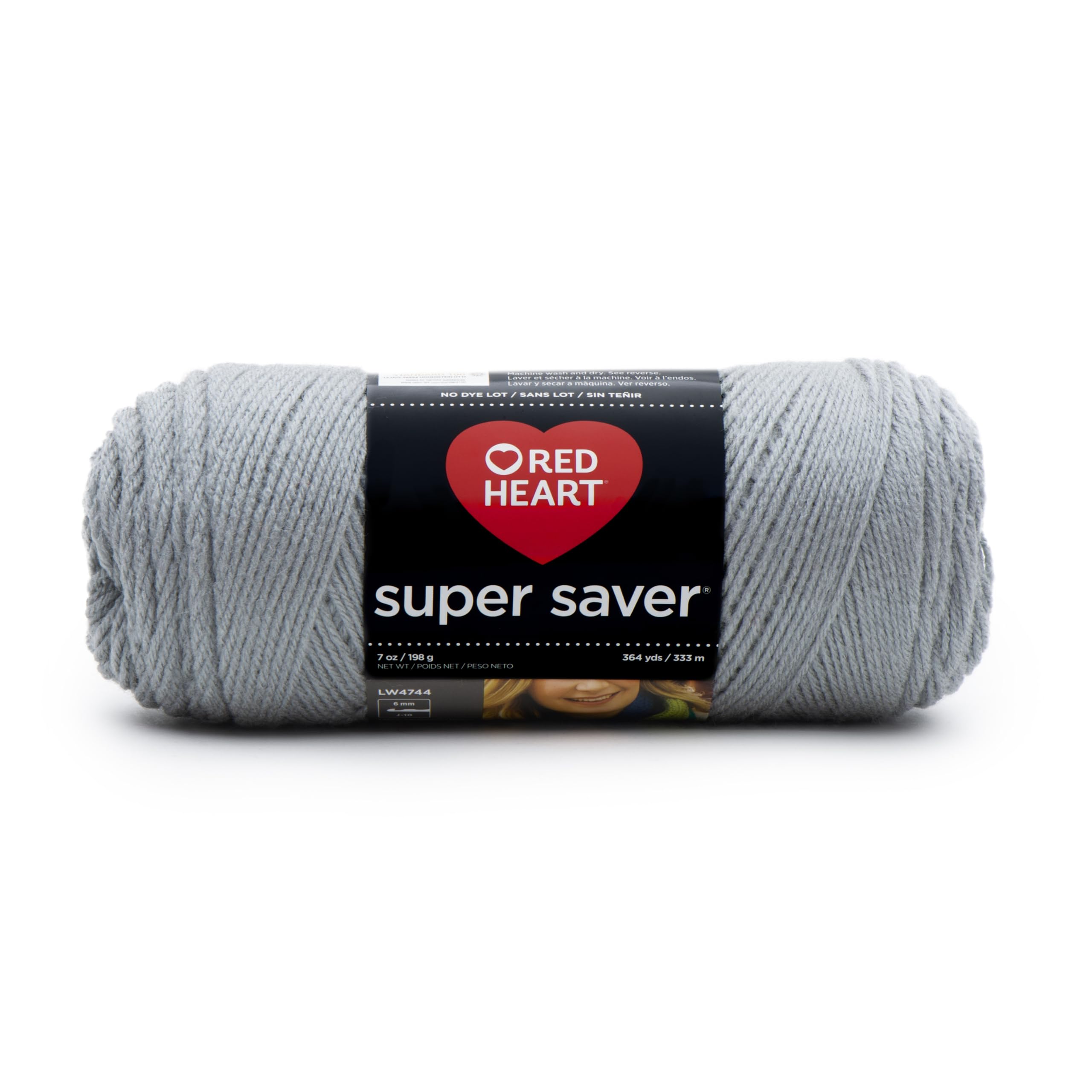 Foto 2 pulgar | Yarn Red Heart Super Saver Solid Dusty Grey - Venta Internacional.