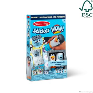 Foto 6 | Pegatina Coleccionable De Arte Y Artesanía Melissa & Doug Wow - Venta Internacional.