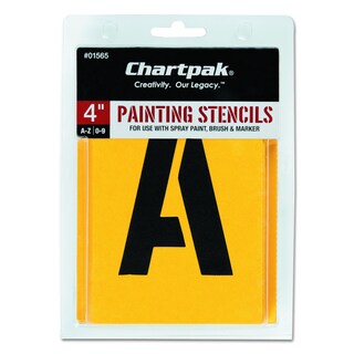 Foto 1 | Plantillas De Pintura Chartpak A-z Y 0-9, 4 Cm De Alto, 35 Por Paquete - Venta Internacional.