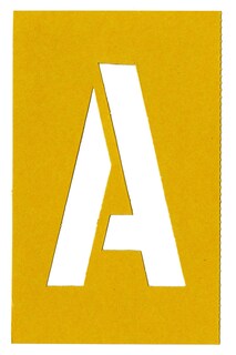 Foto 2 | Plantillas De Pintura Chartpak A-z Y 0-9, 4 Cm De Alto, 35 Por Paquete - Venta Internacional.