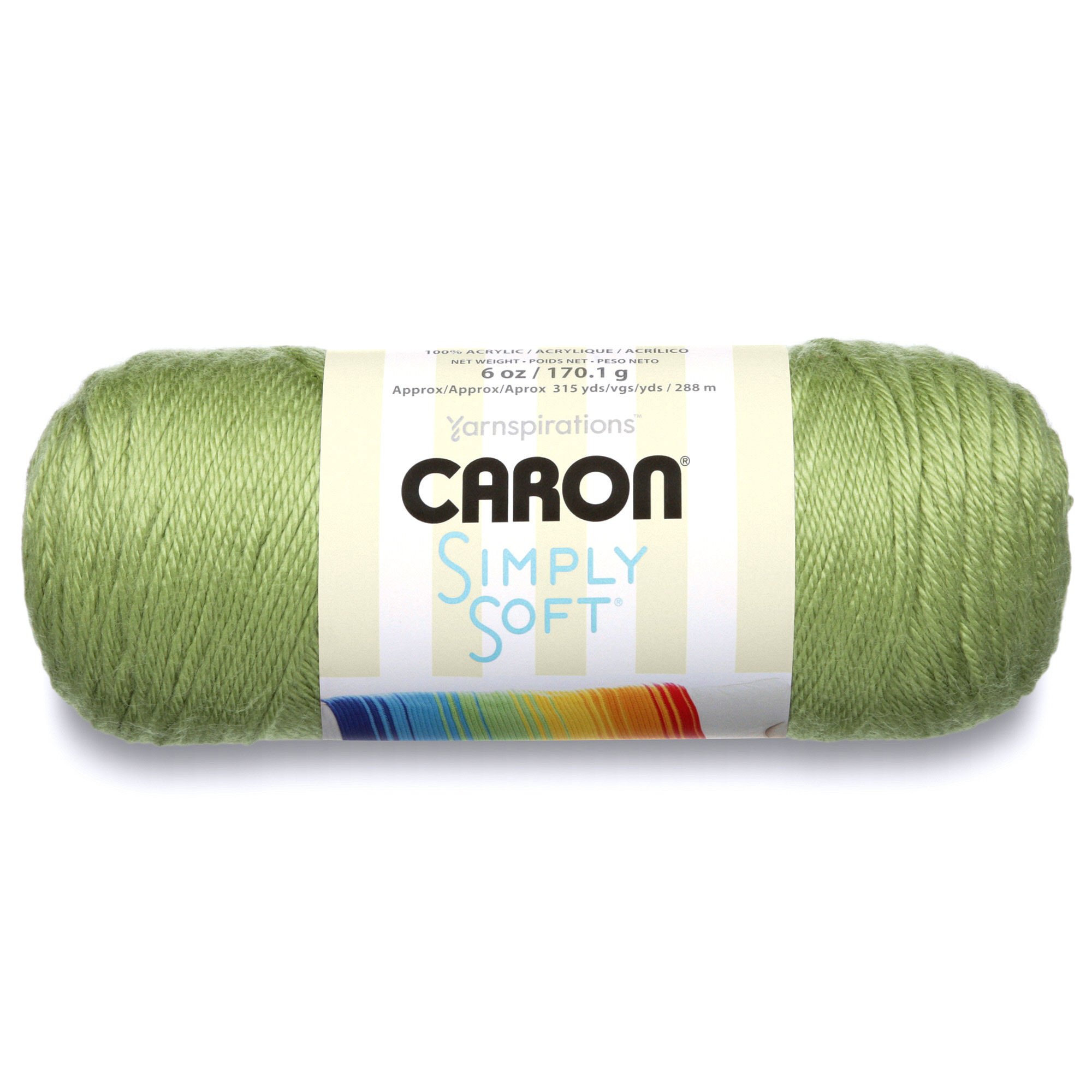 Foto 2 pulgar | Colección Simply Soft De Yarn Caron  170 G  Acrílico Pistacho - Venta Internacional.