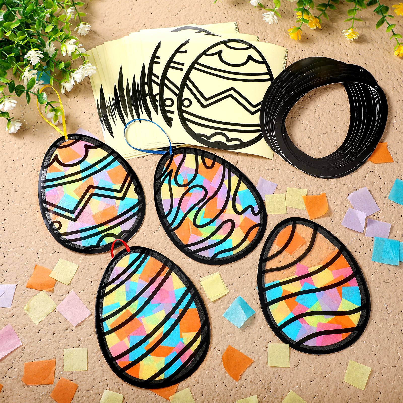 Foto 3 pulgar | Kit De Manualidades Con Huevos De Pascua Eersida Eersida, 32 Juegos Con Papel De Seda - Venta Internacional.