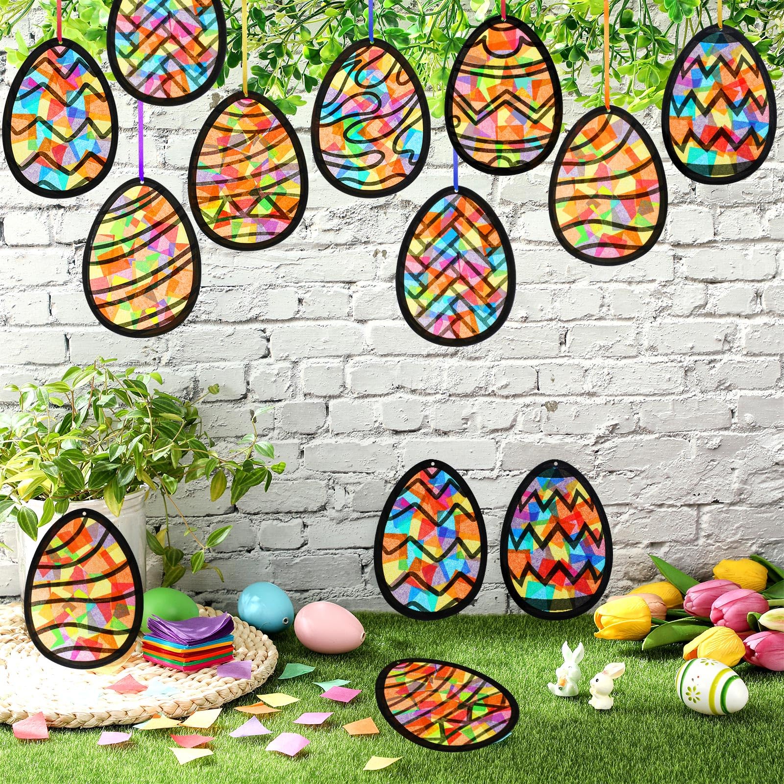 Foto 6 pulgar | Kit De Manualidades Con Huevos De Pascua Eersida Eersida, 32 Juegos Con Papel De Seda - Venta Internacional.