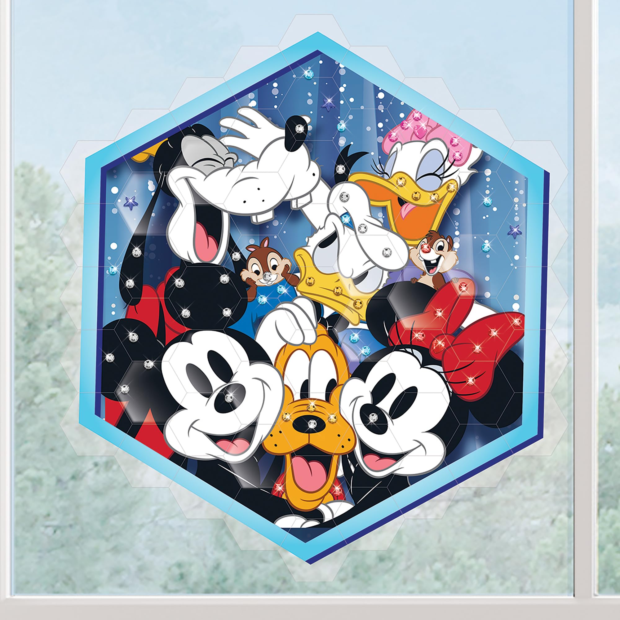 Foto 3 | Mosaico Decorativo Para Ventanas Make It Real Disney Mickey & Friends - Venta Internacional.