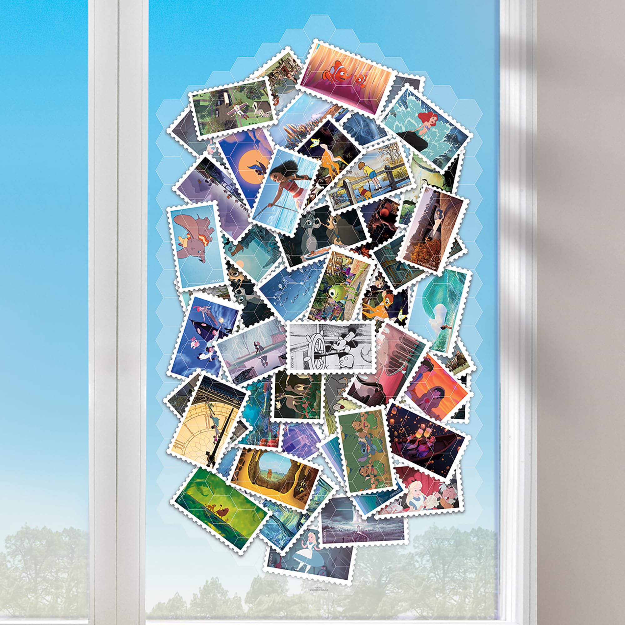 Foto 3 | Estampillas De Animación Clásicas De Disney Con Diseño De Ventana Make It Real - Venta Internacional.