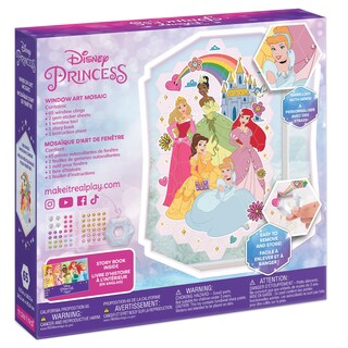 Foto 3 | Mosaico Decorativo Para Ventanas Make It Real, Princesa De Disney, 70 Unidades - Venta Internacional.