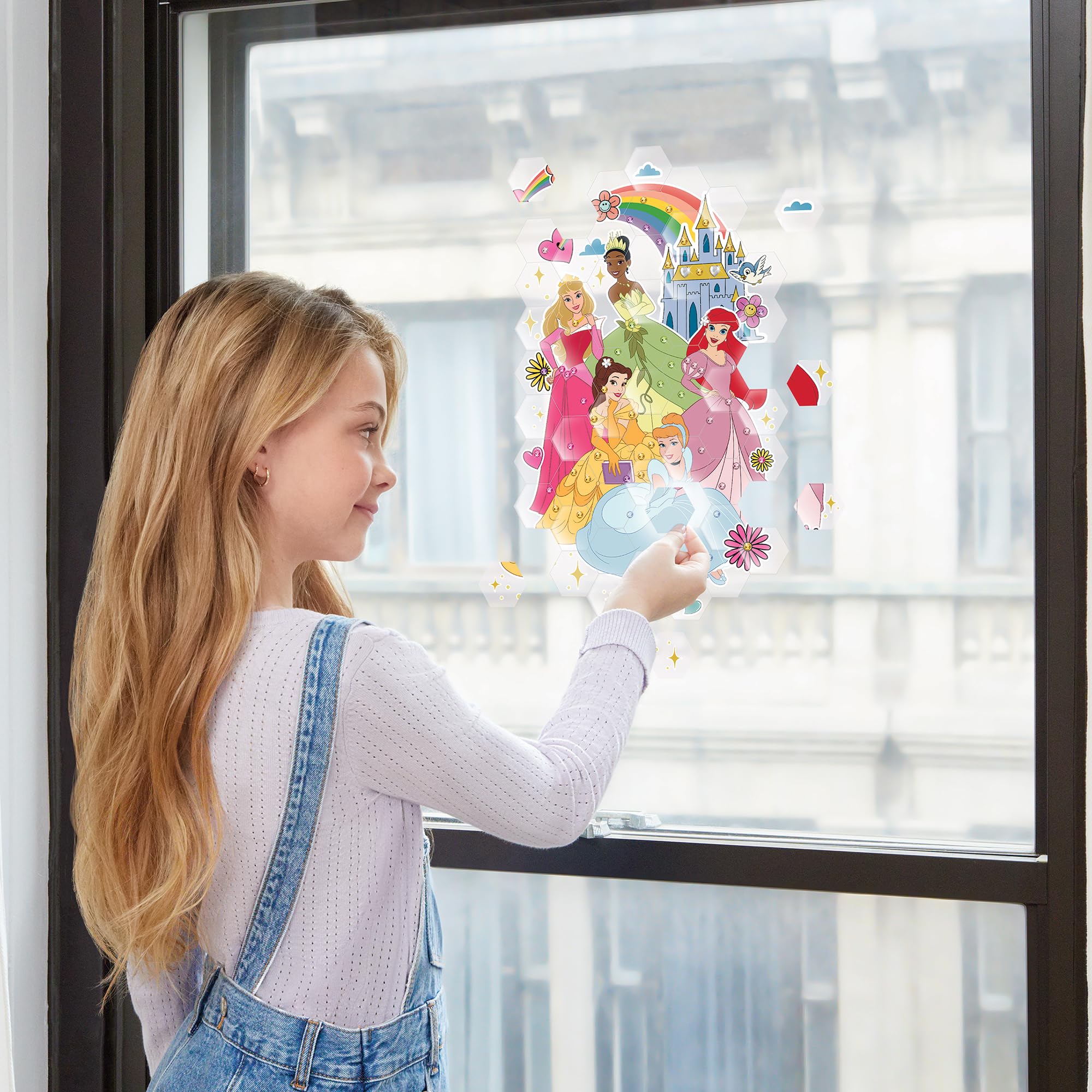 Foto 5 | Mosaico Decorativo Para Ventanas Make It Real, Princesa De Disney, 70 Unidades - Venta Internacional.