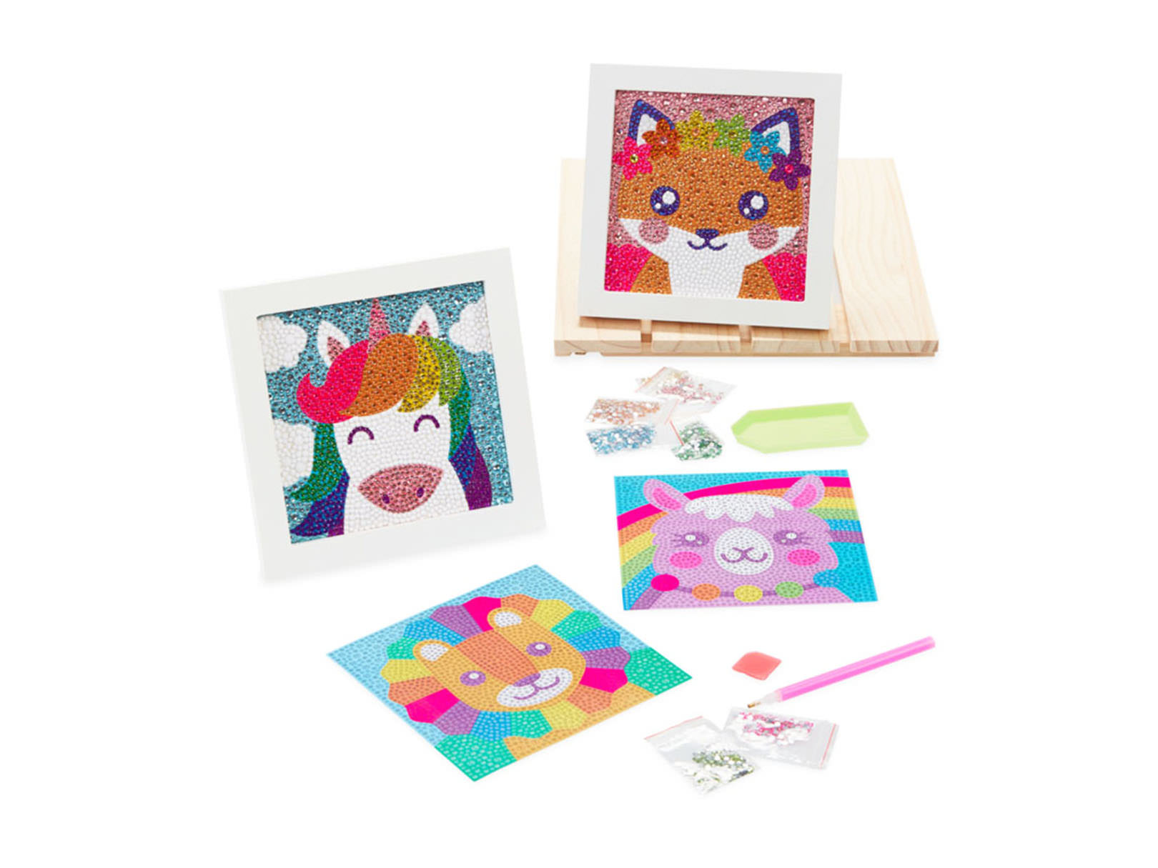 Foto 2 | Diy Juego de Gemas Brillantes Ooly León