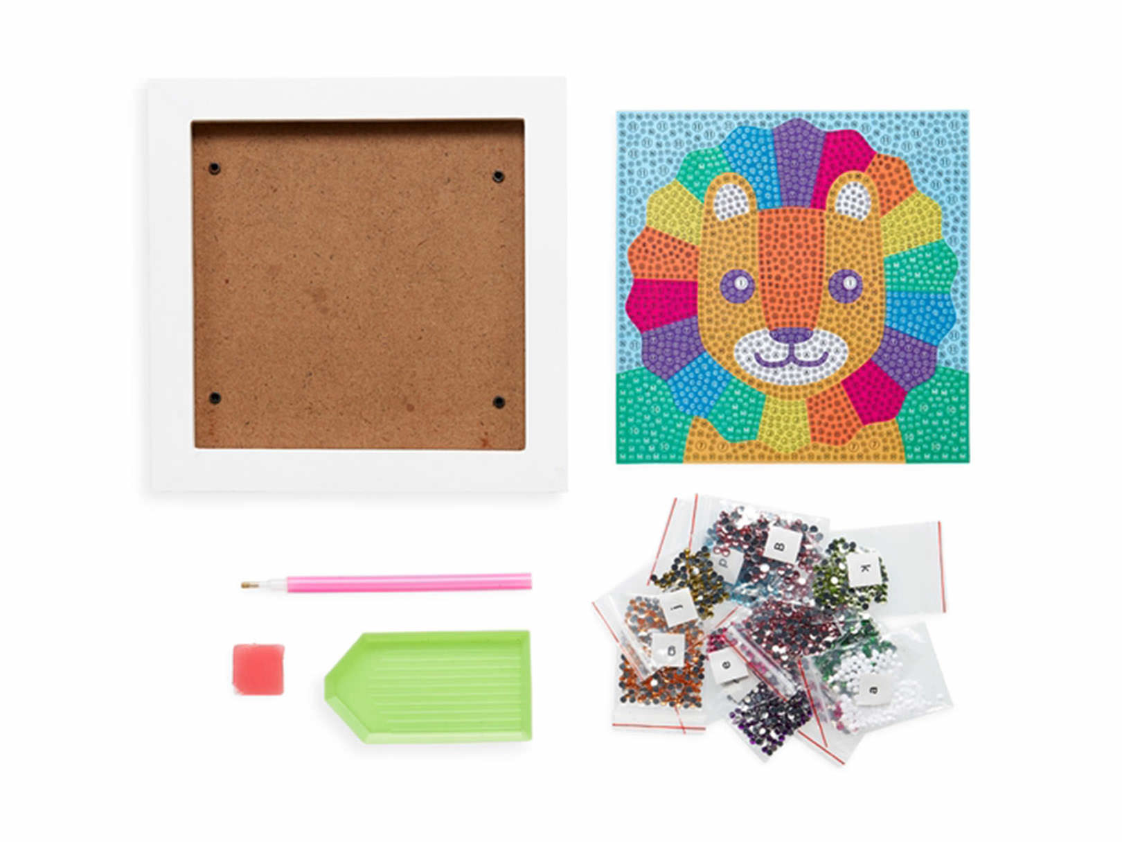 Foto 4 pulgar | Diy Juego de Gemas Brillantes Ooly León
