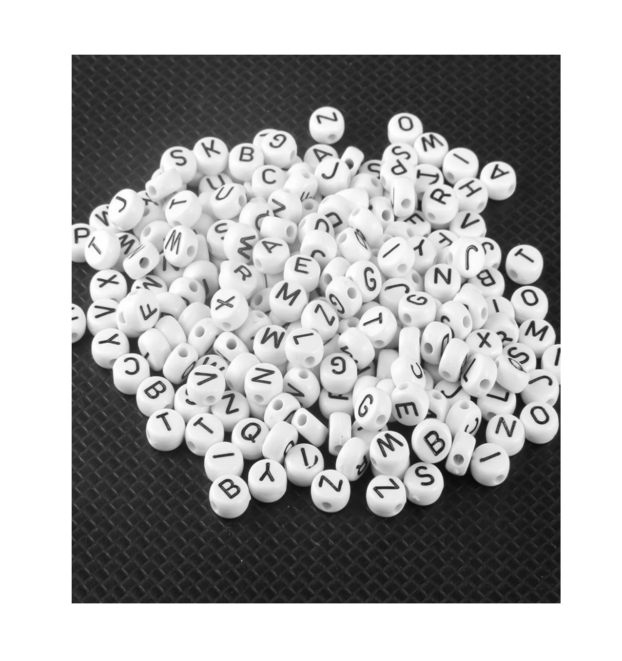 Foto 3 pulgar | Letras Baratas Lab G. Bolsa 250 Gramos Más De 2000 Piezas Blanco Con Negro
