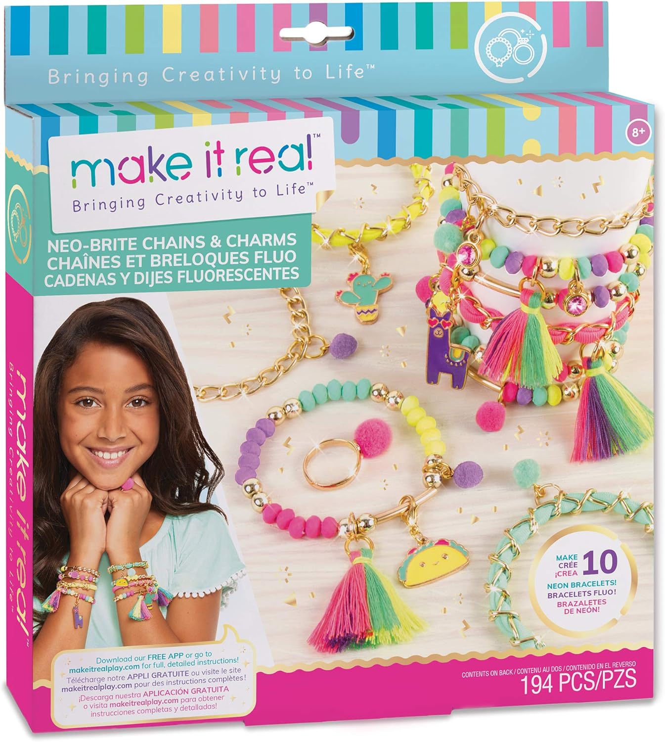 Juego Para Crear Bracaletes Con Dijes Neo Brite