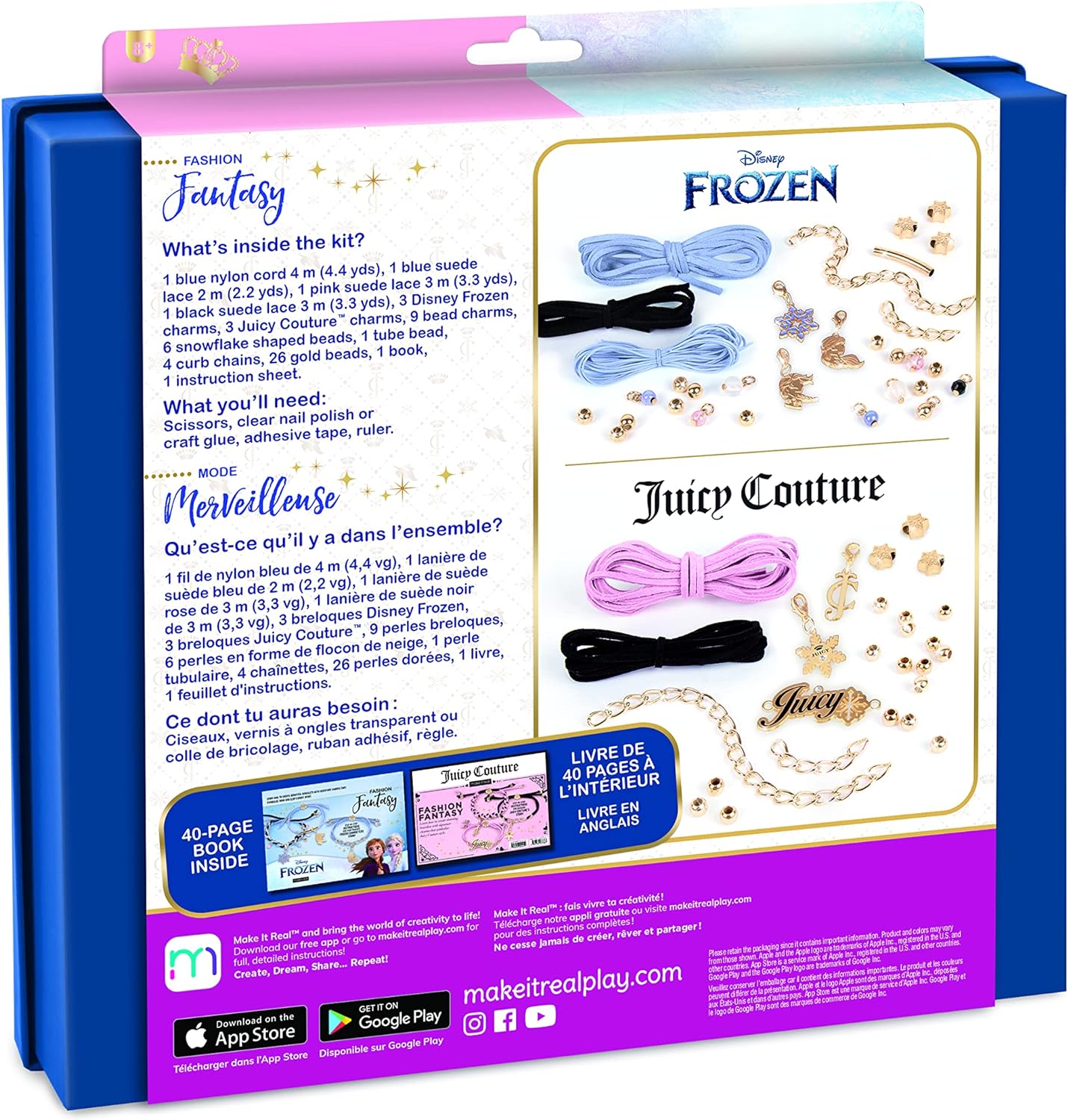 Foto 3 pulgar | Set Para Crear Tus Propias Joyas De Frozen Y Juicy Couture