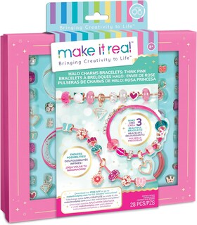 Foto 1 | Pulseras Con Dijes De Halo: Piensa En Rosa