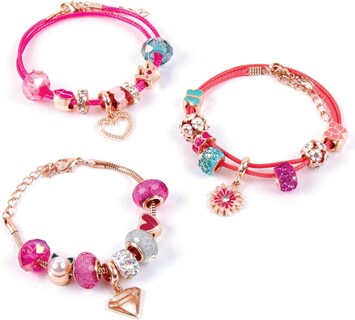 Foto 4 | Pulseras Con Dijes De Halo: Piensa En Rosa