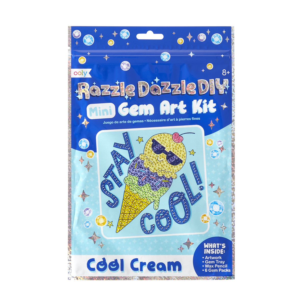 Foto 1 | Kit de Arte de Mini Gemas Crema Fria