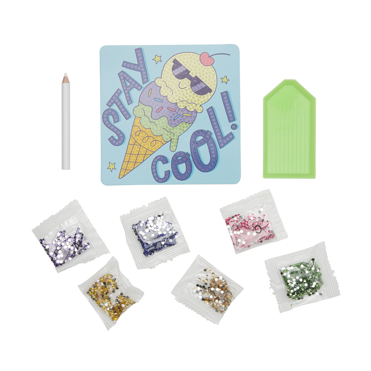Foto 3 | Kit de Arte de Mini Gemas Crema Fria