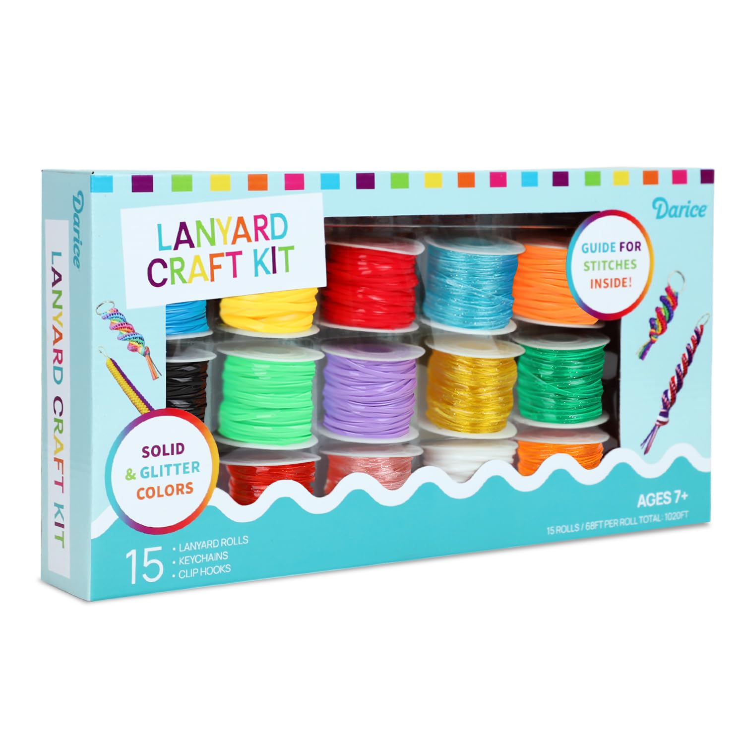 Foto 1 | Kit De Cuerdas Darice, Paquete De 15 Cuerdas De Plástico Gimp - Venta Internacional.