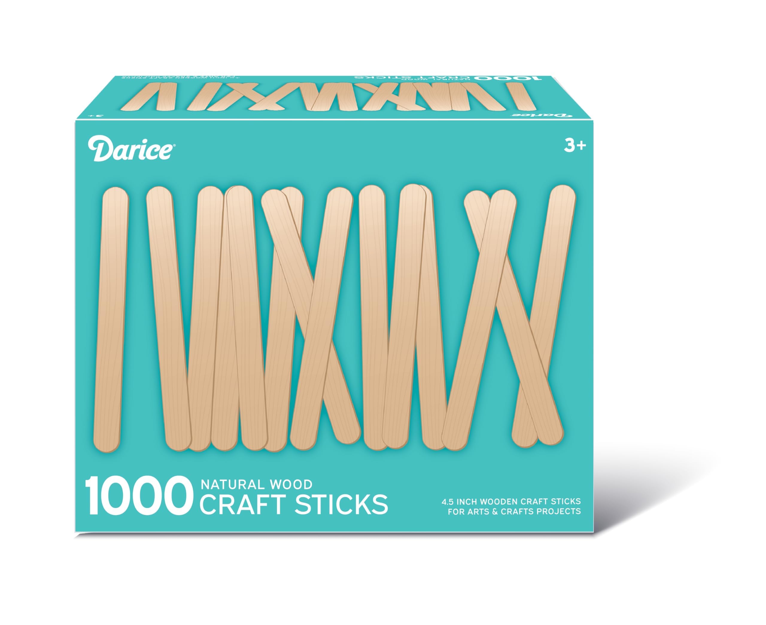 Foto 1 | Palitos De Helado Darice De Craft Supplies, 4,5 Cm, Madera Natural, 1000 Unidades - Venta Internacional.