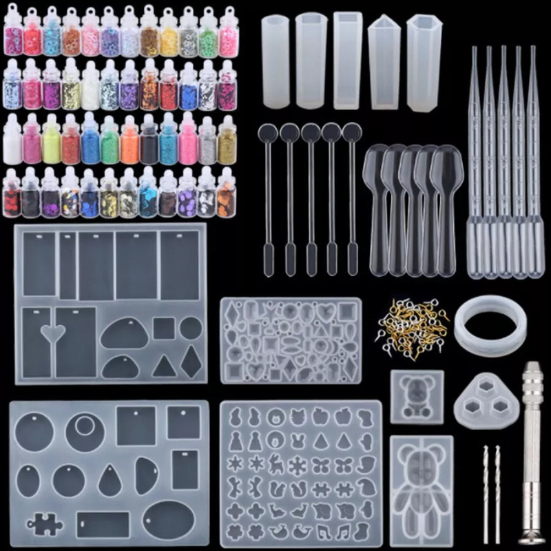 Foto 3 pulgar | Juego De Moldes De Fundición De Resina, 277 Piezas, Para Joyería Con Accesorios - Venta Internacional.