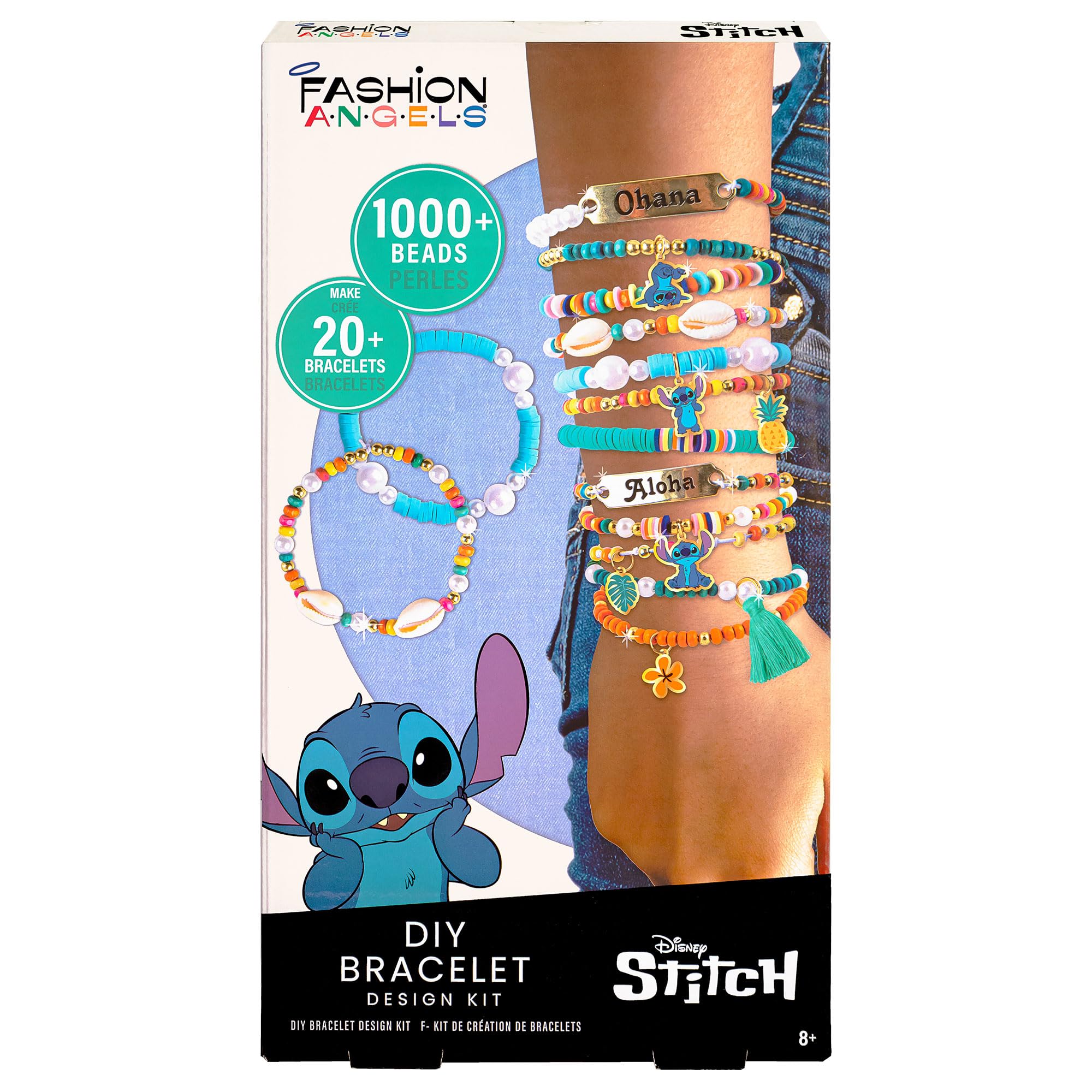 Foto 3 pulgar | Kit Para Hacer Pulseras Fashion Angels Disney Stitch Con Más De 1000 Cuentas - Venta Internacional.