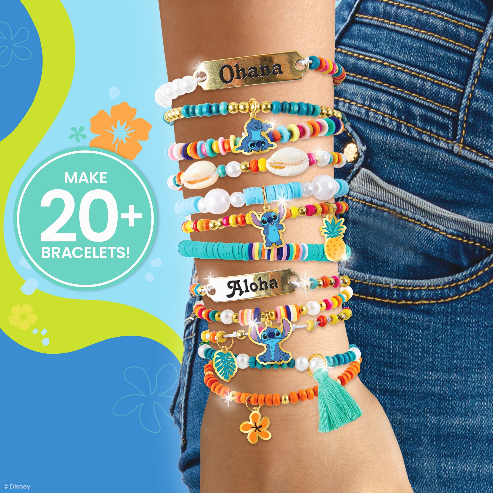 Foto 4 pulgar | Kit Para Hacer Pulseras Fashion Angels Disney Stitch Con Más De 1000 Cuentas - Venta Internacional.