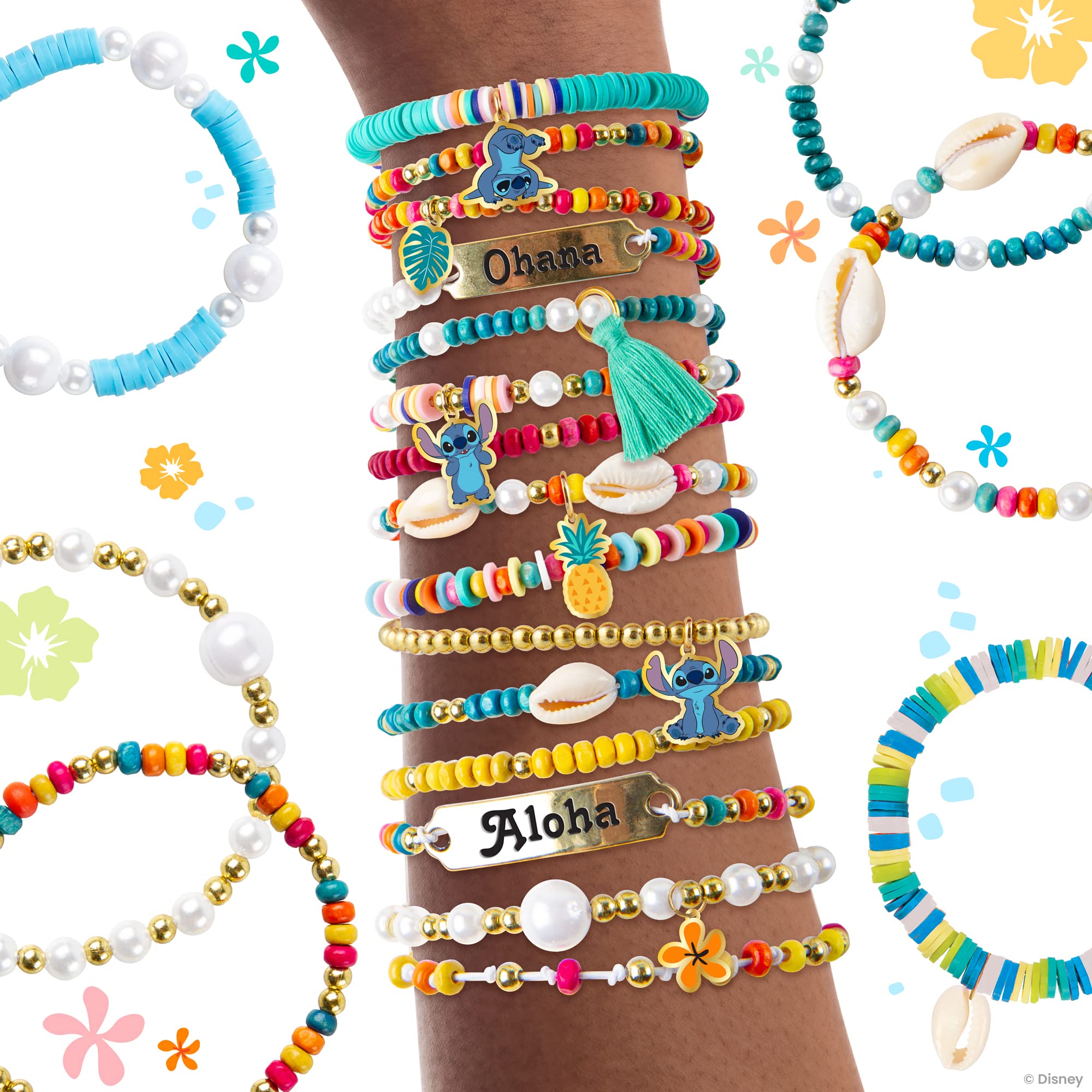 Foto 7 pulgar | Kit Para Hacer Pulseras Fashion Angels Disney Stitch Con Más De 1000 Cuentas - Venta Internacional.