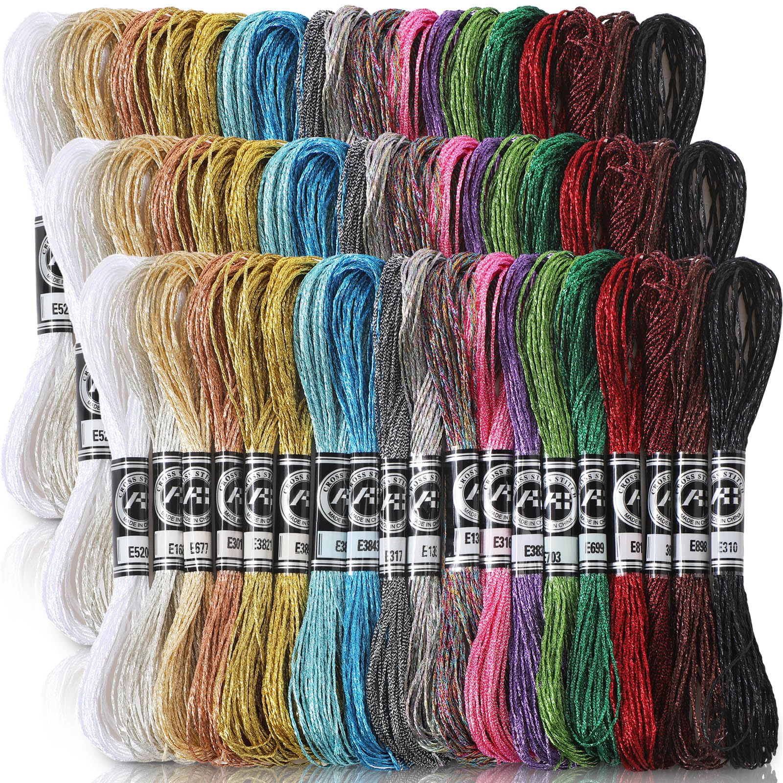 Hilo De Bordar Coume Metallic 19 Colores, 457 M, Poliéster X57 - Venta Internacional.
