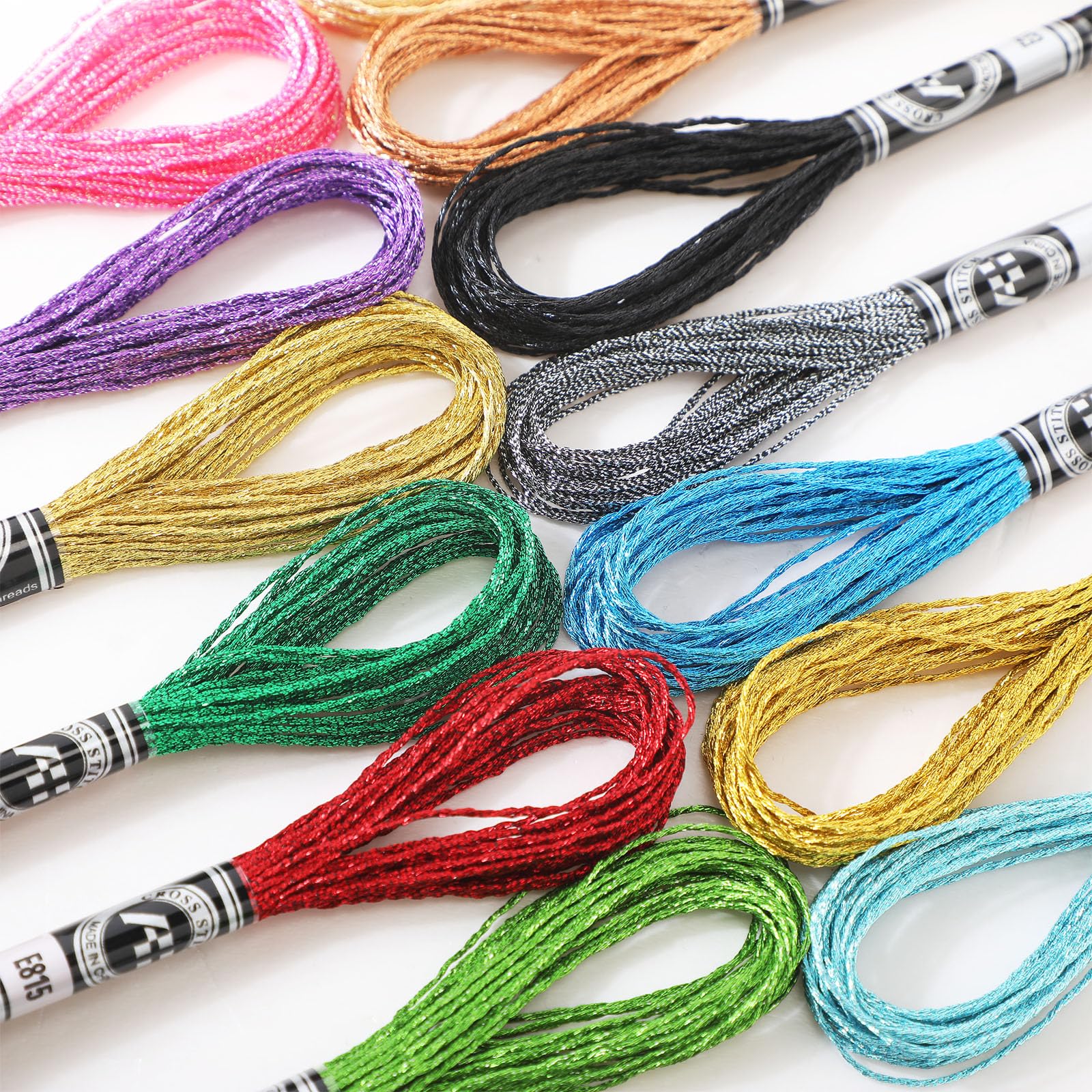 Foto 5 | Hilo De Bordar Coume Metallic 19 Colores, 457 M, Poliéster X57 - Venta Internacional.