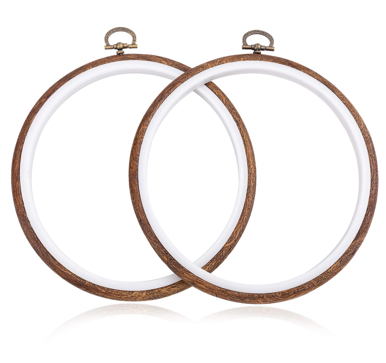 Foto 2 | Aros Para Bordar Joybest Redondos De Madera Imitada, 6 Pulgadas, 4 Piezas - Venta Internacional.