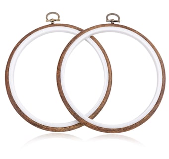 Foto 2 | Aros Para Bordar Joybest Redondos De Madera Imitada, 6 Pulgadas, 4 Piezas - Venta Internacional.