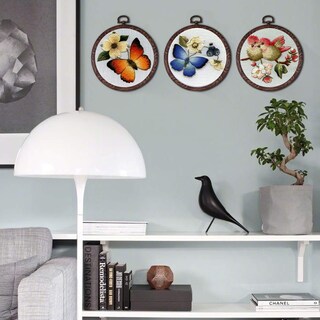 Foto 7 | Aros Para Bordar Joybest Redondos De Madera Imitada, 6 Pulgadas, 4 Piezas - Venta Internacional.