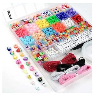 Foto 1 | Kit Para Hacer Pulseras Lab.g Niña De Bricolaje Cuentas Del Letras Colores
