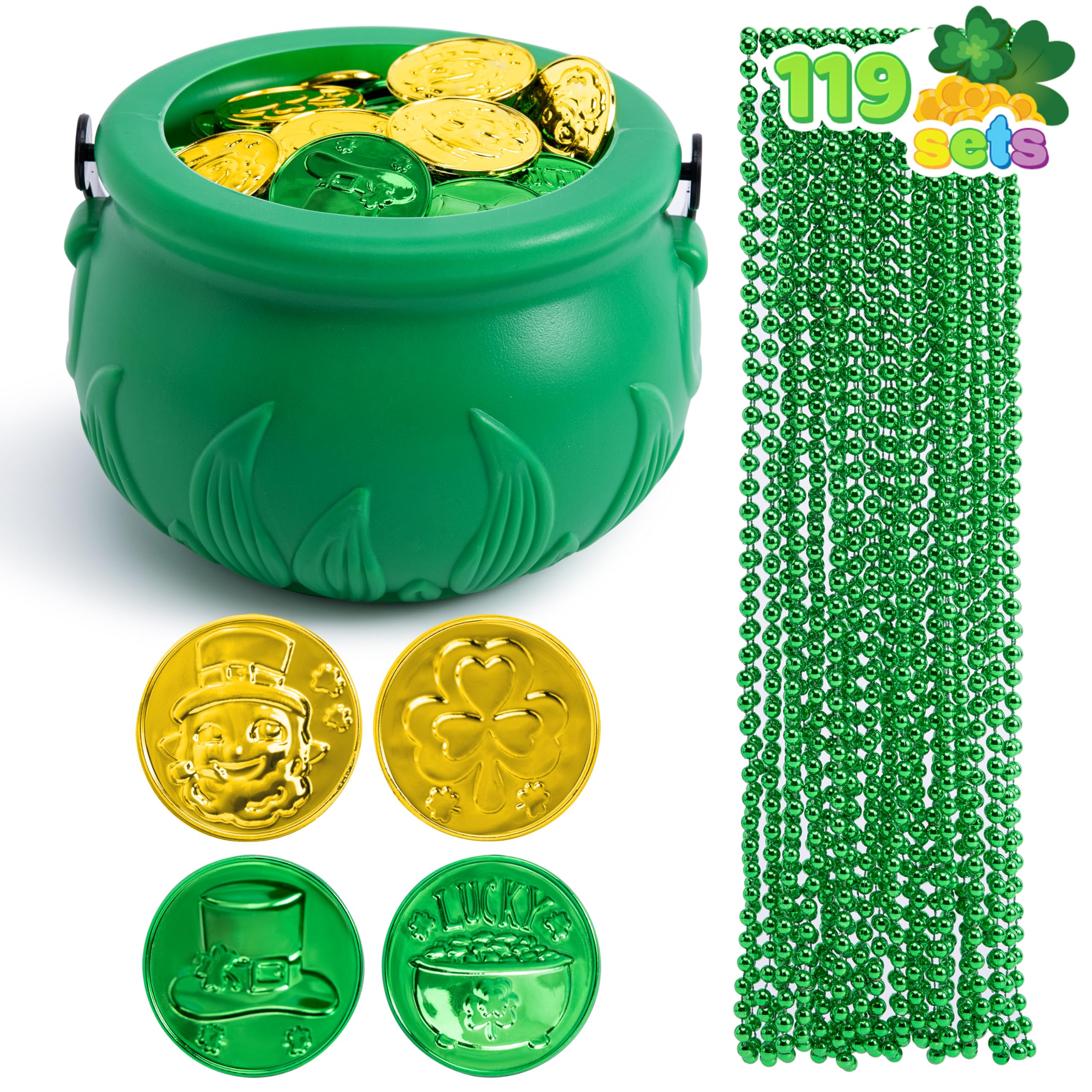 Foto 3 pulgar | Juego De Artículos De Fiesta Joyin St. Patrick's, 119 Piezas, Con Collar De Cuentas - Venta Internacional.