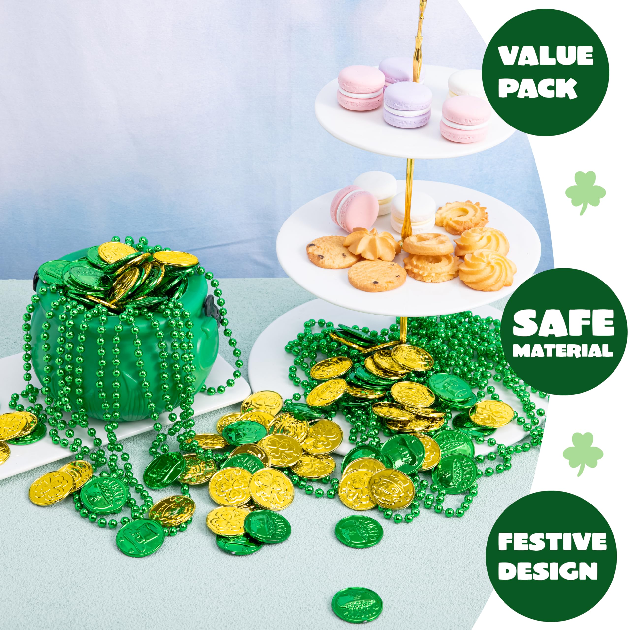 Foto 5 pulgar | Juego De Artículos De Fiesta Joyin St. Patrick's, 119 Piezas, Con Collar De Cuentas - Venta Internacional.