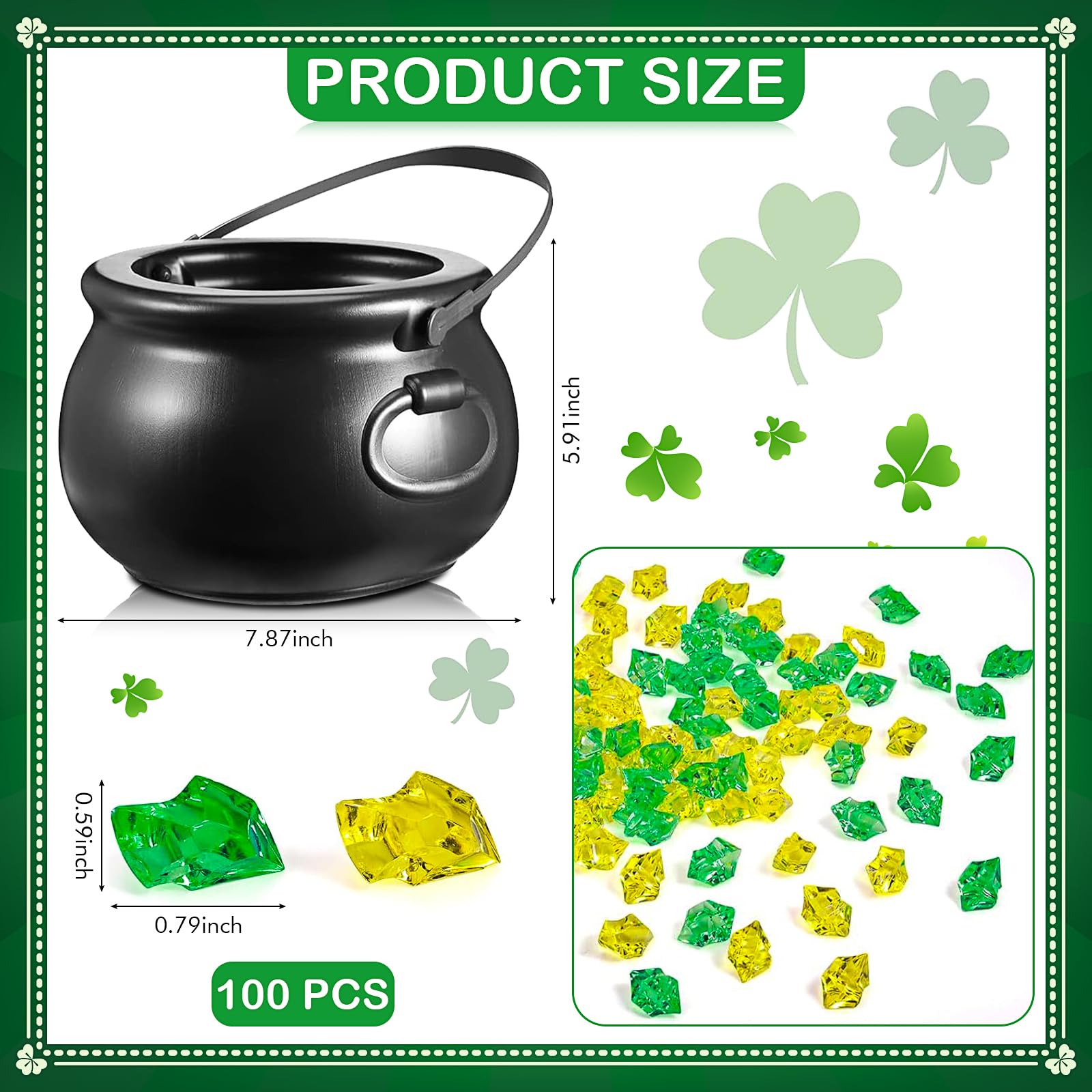 Foto 2 | Set De Tetera Candy Cauldron Para El Día De San Patricio, 308 Piezas - Venta Internacional.
