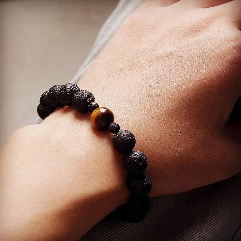 Foto 1 | Kit De Perlas Sanlin Beans, Pulsera Con Piedra De Lava Y Chakra - Venta Internacional.