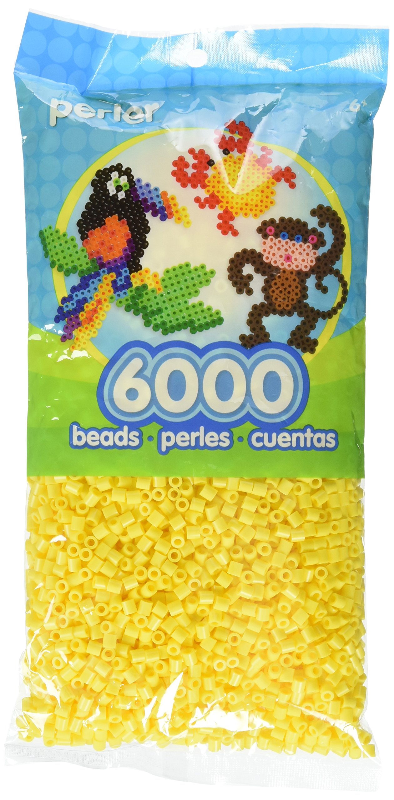 Foto 1 | Fuse Beads Perler, 6000 Unidades, Para Manualidades, Color Amarillo - Venta Internacional.
