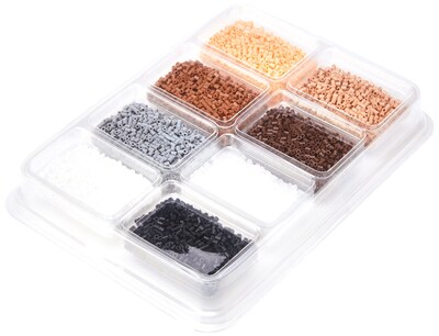 Foto 1 | Bandeja De Abalorios Perler Mini, Color Neutro, 8000 Unidades, Para Manualidades Infantiles - Venta Internacional.