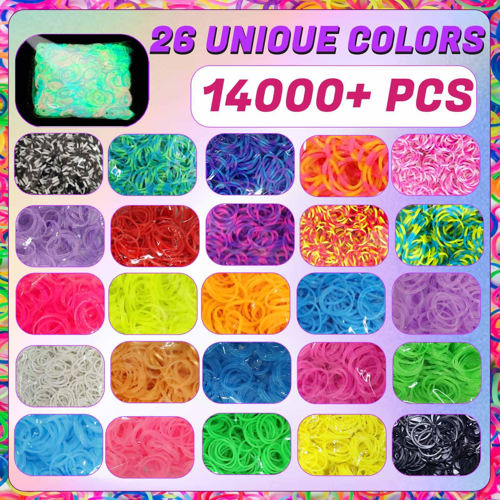 Foto 4 pulgar | Kit De Fabricación De Pulseras Con Banda De Telar De Goma, 26 Colores Para Niñas - Venta Internacional.