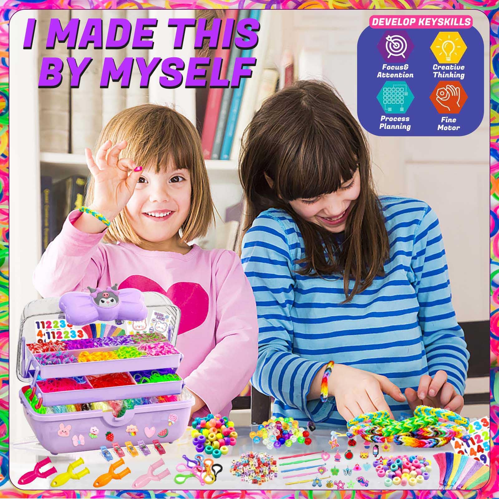 Foto 5 | Kit De Fabricación De Pulseras Con Banda De Telar De Goma, 26 Colores Para Niñas - Venta Internacional.