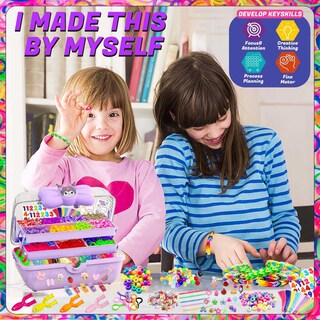 Foto 5 | Kit De Fabricación De Pulseras Con Banda De Telar De Goma, 26 Colores Para Niñas - Venta Internacional.